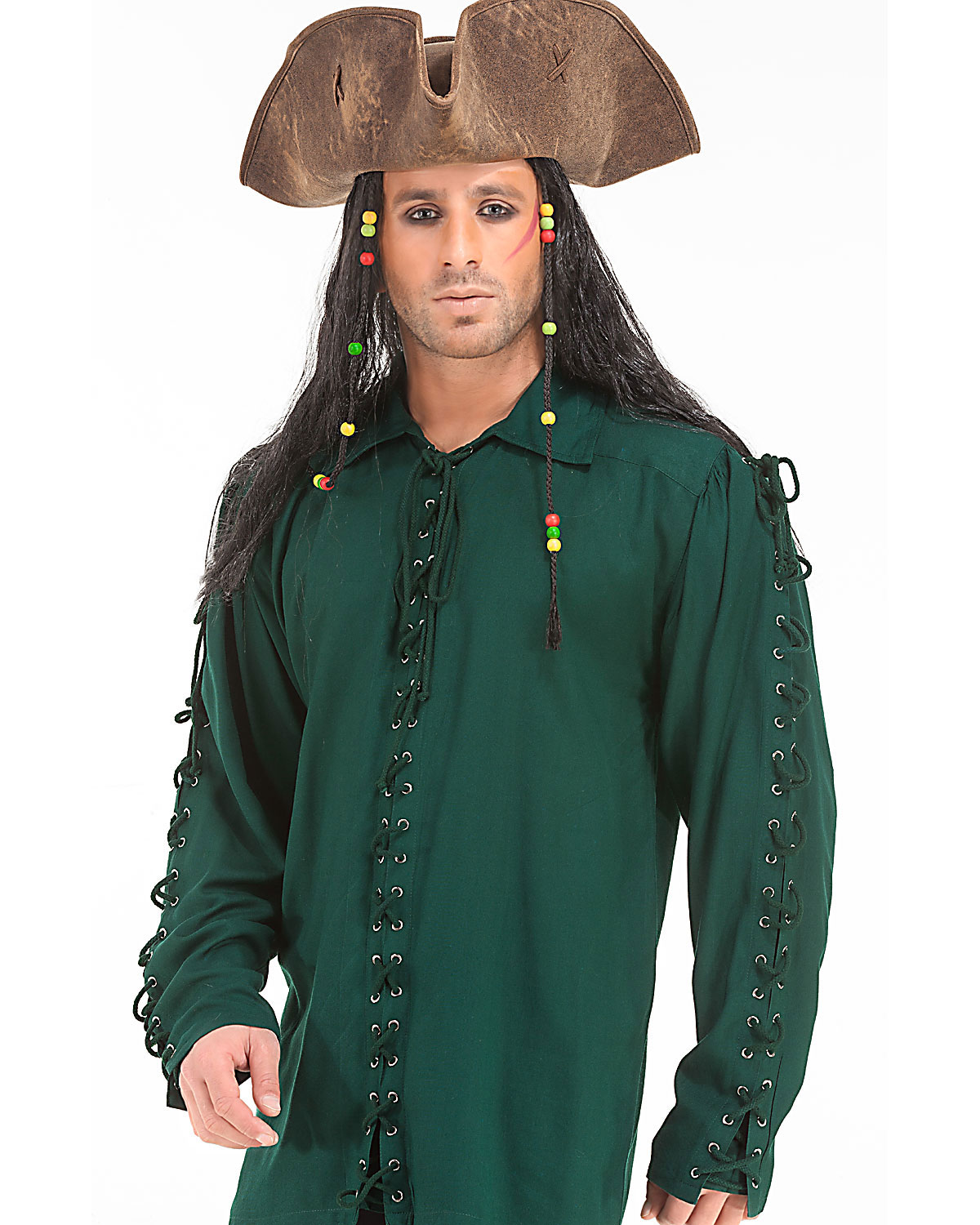 green pirate shirt