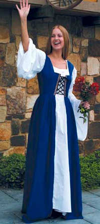 Fair Maiden Dress and White Celtic Chemise