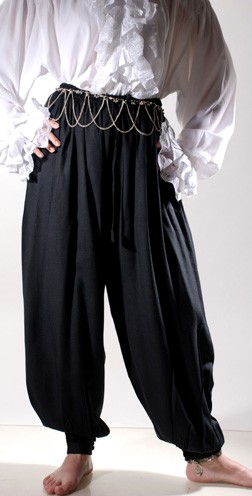 Pirate or Harem Pants in black