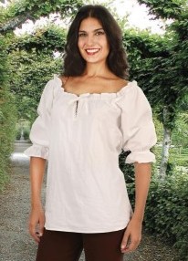 Faire Blouse in white.
