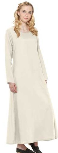 Cotton underdress in natural (off-white)