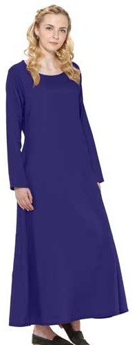 Cotton underdress in royal blue.