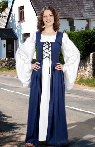 Fair Maiden's Dress in blue