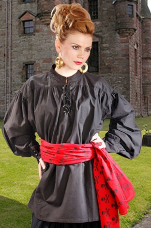 Swordswoman's Shirt - renaissance costume medieval clothing
