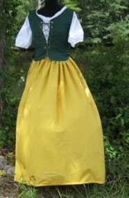 Everyday skirt in curry yellow, 7 other colors.