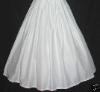 Circle Skirt in white, comes in 15 colors, soft, lightweight cotton with satin drawstring close at waist for one size fits all.