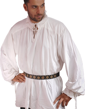 David Herriot shirt in white, seven other colors.