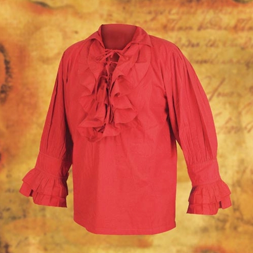 Tortuga pirate shirt in red